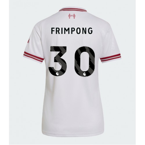 Stroje piłkarskie Liverpool Jeremie Frimpong #30 Koszulka Wyjazdowej dla damskie 2026-27 Krótki Rękaw